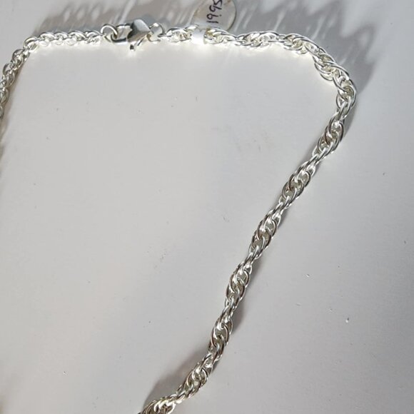 *HP* NWT Emerald Green Goldstone & Sterling Silver Necklace - Picture 4 of 4